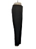 Ecru Solid Black Dress Pants Size L - photo 4