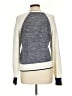 Joie 100% Cotton Color Block Ivory Blue Pullover Sweater Size L - photo 2