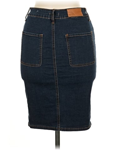 Orchid Denim Skirt (view 2)
