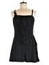RACHEL Rachel Roy 100% Polyester Solid Black Romper Size 10 - photo 1