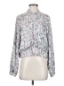 Tart Collections 100% Polyester Paisley Silver Cardigan Size XS - photo 1