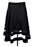 Torrid 100% Polyester Black Casual Skirt Size 16 - photo 2