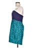 Roxy Paisley Teal Cocktail Dress Size L - photo 5