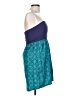 Roxy Paisley Teal Cocktail Dress Size L - photo 4