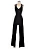 Crystal Sky Solid Black Jumpsuit Size S - photo 1