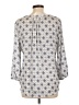 Liz Claiborne 100% Polyester Ivory 3/4 Sleeve Blouse Size L - photo 2