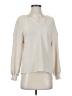 Shein 100% Polyester Ivory Long Sleeve Blouse Size 2 - photo 1