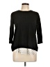 Roz & Ali Black Pullover Sweater Size L - photo 1