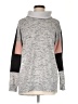 Miss Chievous Color Block Gray Pullover Sweater Size M - photo 1