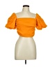 Zara Orange Short Sleeve Top Size L - photo 1