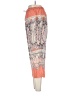 E by Eloise Paisley Orange Casual Pants Size M - photo 5