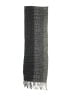 Collection 18 100% Polyester Black Gray Scarf One size - photo 2