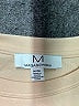 M Magaschoni Tan Long Sleeve Top Size M - photo 7