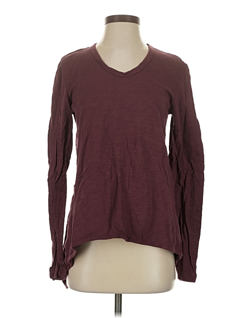 Pre-owned Wilt Long Sleeve T-shirt In Burgundy