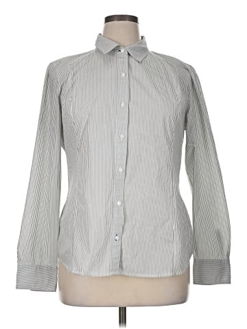 Attention Long Sleeve Button-Down Shirt (view 1)