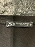 Zara Solid Black Casual Dress Size M - photo 7