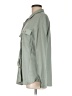 Unbranded Solid Green Long Sleeve Blouse Size M - photo 5