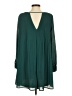 LoveRiche 100% Polyester Solid Teal Casual Dress Size S - photo 2