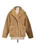 STAND STUDIO Tan Faux Fur Jacket Size Lg - photo 1