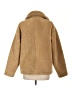 STAND STUDIO Tan Faux Fur Jacket Size Lg - photo 2