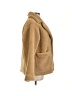 STAND STUDIO Tan Faux Fur Jacket Size Lg - photo 4