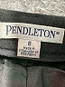 Pendleton Black Wool Pants Size 6 - photo 3
