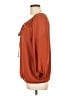 Max Studio 100% Polyester Orange 3/4 Sleeve Blouse Size L - photo 5