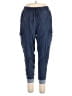 Torrid Blue Cargo Pants Size 1X Plus (1) - photo 1