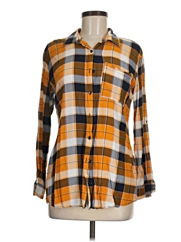 Passport Long Sleeve Button-Down Shirt (view 1)
