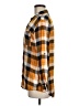 Passport 100% Rayon Plaid Orange Long Sleeve Button-Down Shirt Size M - photo 5