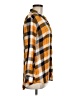 Passport 100% Rayon Plaid Orange Long Sleeve Button-Down Shirt Size M - photo 4
