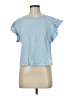 Zara Blue Short Sleeve Top Size M - photo 1