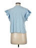 Zara Blue Short Sleeve Top Size M - photo 2