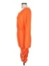Unbranded 100% Polyester Orange Cocktail Dress Size L - photo 5