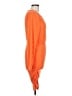Unbranded 100% Polyester Orange Cocktail Dress Size L - photo 4