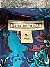 Dana Buchman 100% Polyester Floral Teal 3/4 Sleeve Blouse Size XL - photo 7