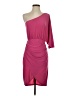 White Birch Solid Pink Cocktail Dress Size S - photo 1