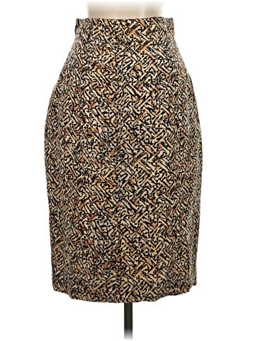 Linda Allard Ellen Tracy Silk Skirt (view 2)