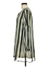 Entro 100% Polyester Stripes Green Casual Dress Size M - photo 5
