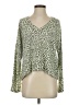 Z Supply Animal Print Green Cardigan Size S - photo 1