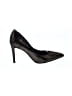 Nine West Metallic Black Gold Heels Size 6 1/2 - photo 1