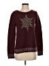 J.Jill Stars Burgundy Pullover Sweater Size S - photo 1