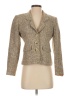 Petite Sophisticate Tweed Gold Blazer Size 0 - photo 1