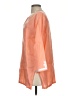 Barbara Gerwit 100% Linen Orange 3/4 Sleeve Blouse Size S - photo 5
