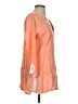 Barbara Gerwit 100% Linen Orange 3/4 Sleeve Blouse Size S - photo 4