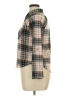 No Comment Plaid Brown Long Sleeve Blouse Size XL - photo 5