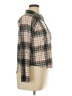 No Comment Plaid Brown Long Sleeve Blouse Size XL - photo 4