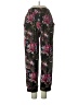 Delia's Floral Black Casual Pants Size 2 - photo 1