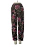 Delia's Floral Black Casual Pants Size 2 - photo 2
