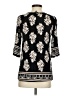 Unique Spectrum 100% Rayon Black 3/4 Sleeve Blouse Size S - photo 2